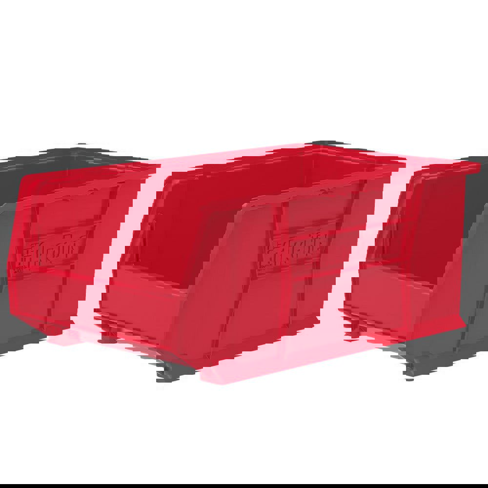 Plastic Hopper Stacking Bin: Red